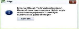 Acquisition of Turkish Citizenship step 4 level 2 