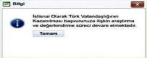 Acquisition of Turkish Citizenship step 4 level 3 
