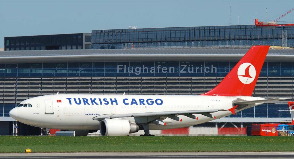 Turkish cargo airplane