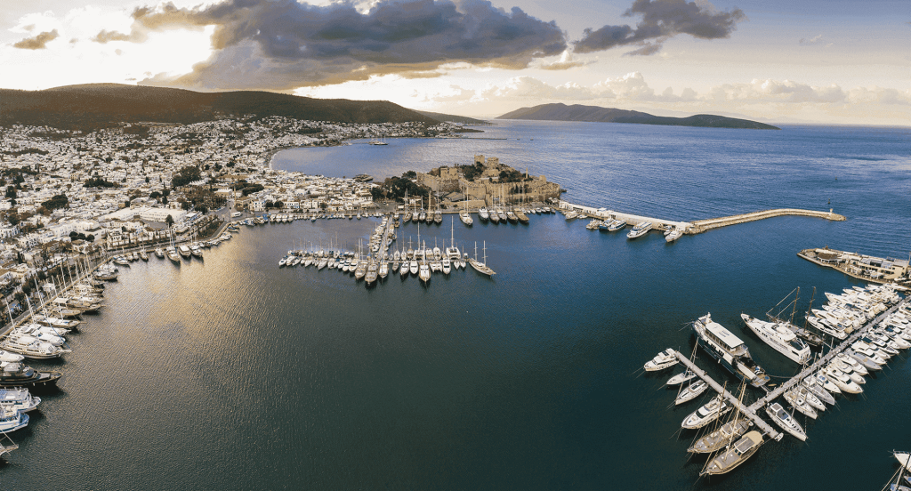 Marina of Bodrum Turkey