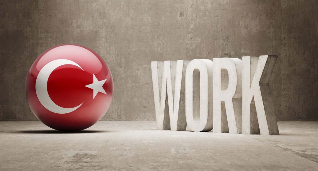 work in Turkey with Turkish passport